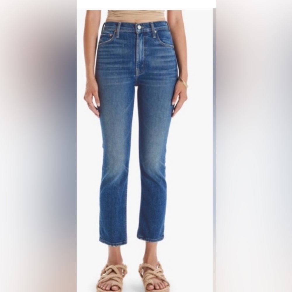 MOTHER Denim High Waisted Rider Ankle